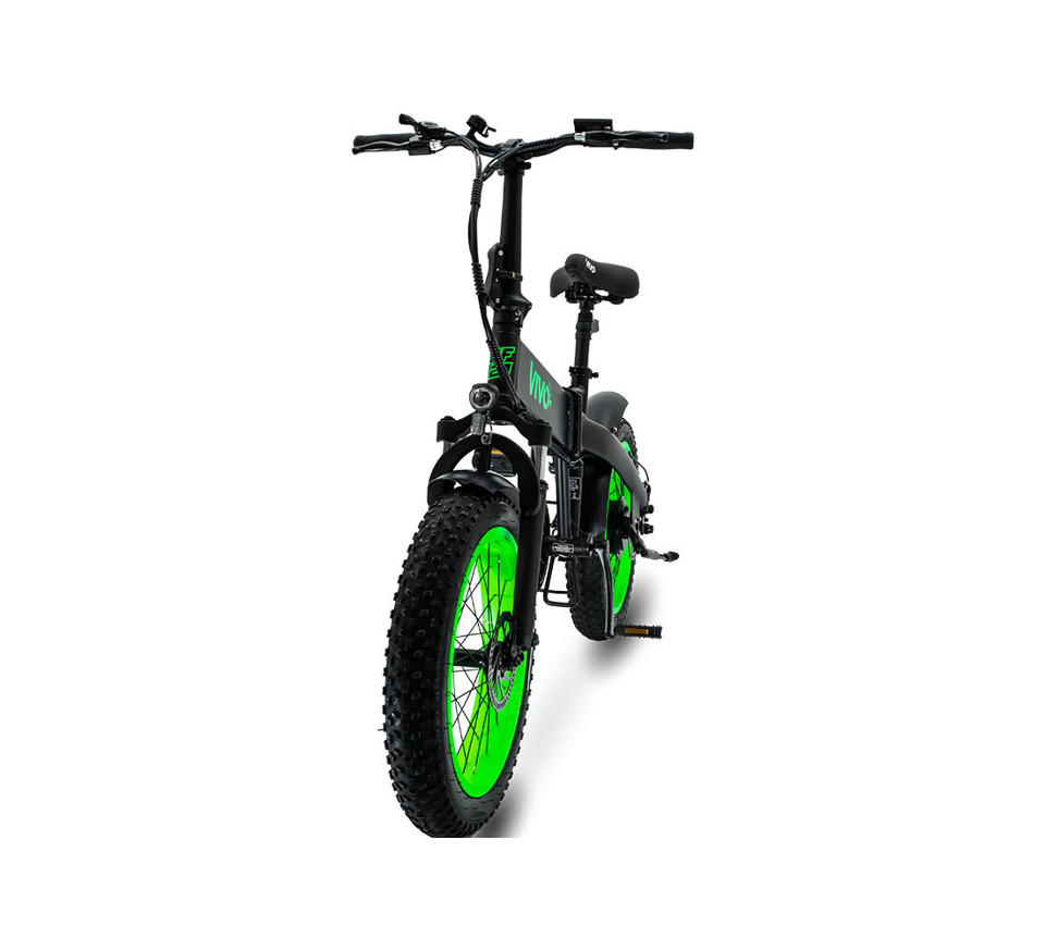 Vivobike Bici Elettrica VF21V Nero, Verde Alluminio 50,8 cm (20") 26 kg Litio