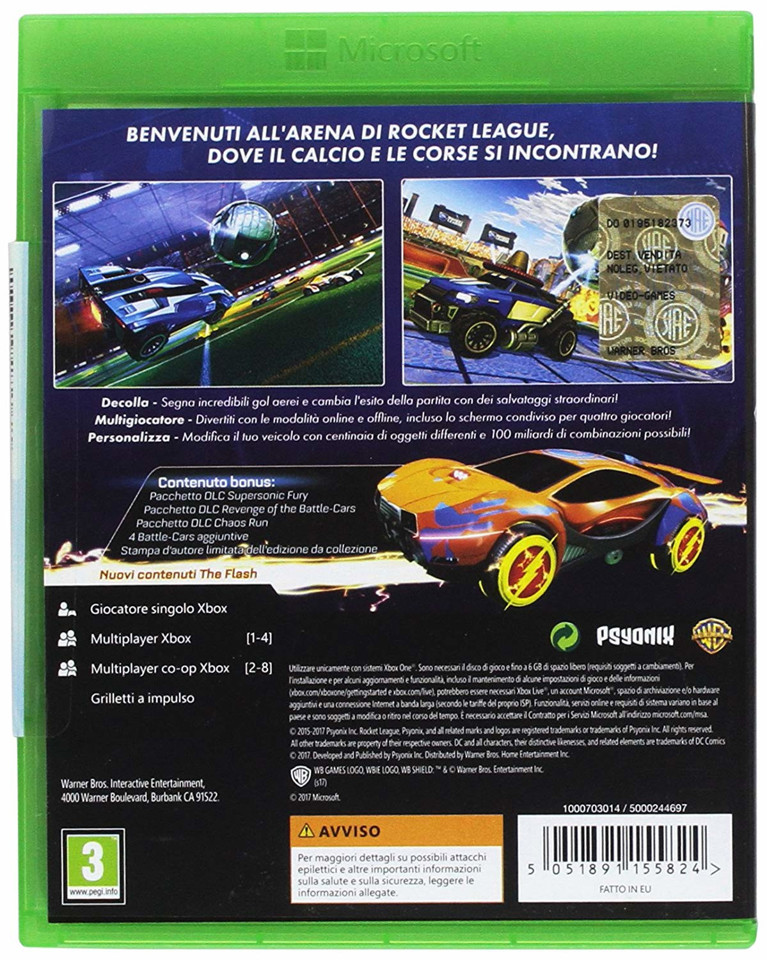 Warner Bros Rocket League, Xbox One Basic ITA