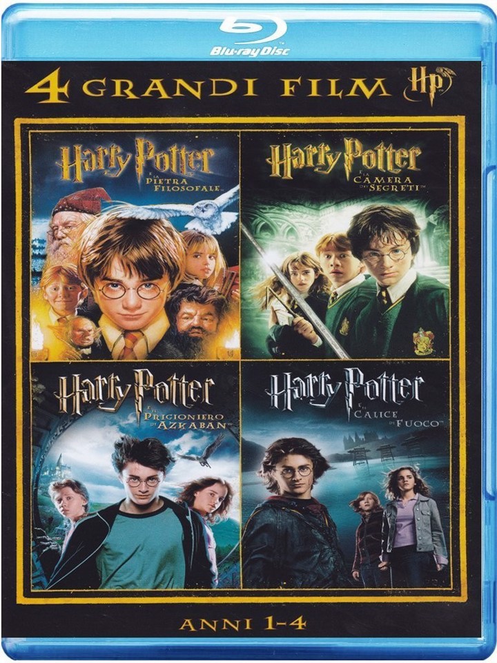 Warner Home Video 4 grandi film Harry Potter