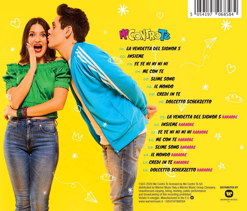 Warner Music Me Contro Te - Il Fantadisco Dei Me Contro Te. Canta Con Luì E Sofì Cd Pop