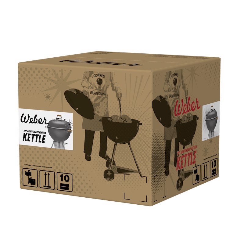 Weber 19521004 barbecue per l'aperto e bistecchiera Kettle Carbone (combustibile) Grigio