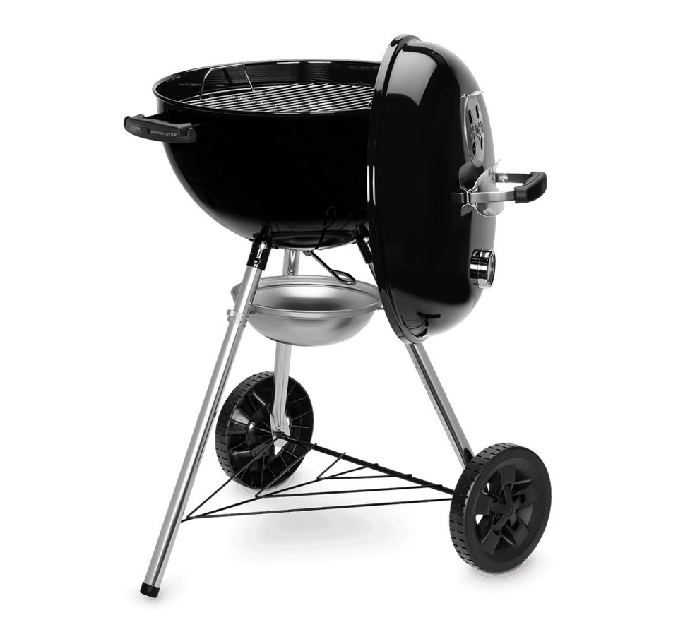 Weber E-4710 Barbecue Carrello Carbone (combustibile) Nero, Argento