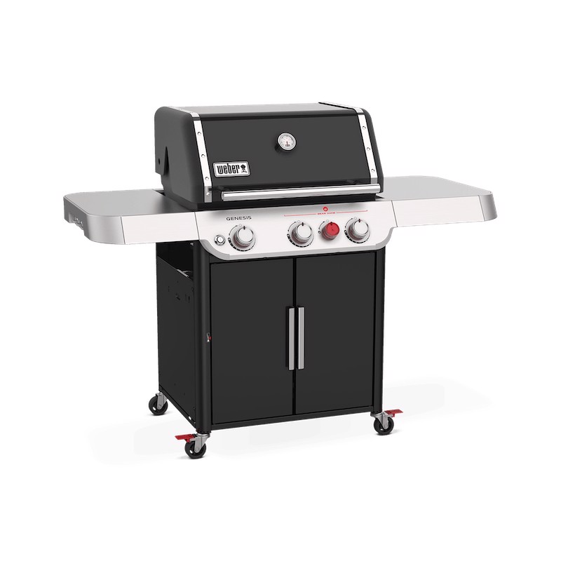 Weber GENESIS E-325S Grill Carrello Gas Nero, Argento