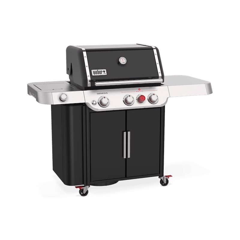 Weber Genesis E-335 Barbecue Carrello GPL Nero, Stainless steel 11400 W