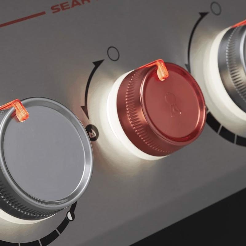 Weber GENESIS EPX-335 Grill Carrello Gas Nero, Argento