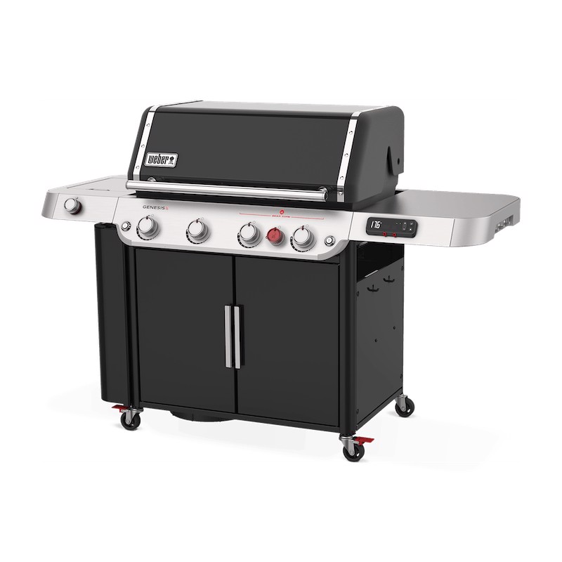 Weber Genesis EPX-435 Barbecue Carrello Gas Nero, Stainless steel