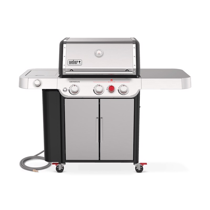Weber GENESIS S-335 Grill Carrello Gas naturale Nero, Argento