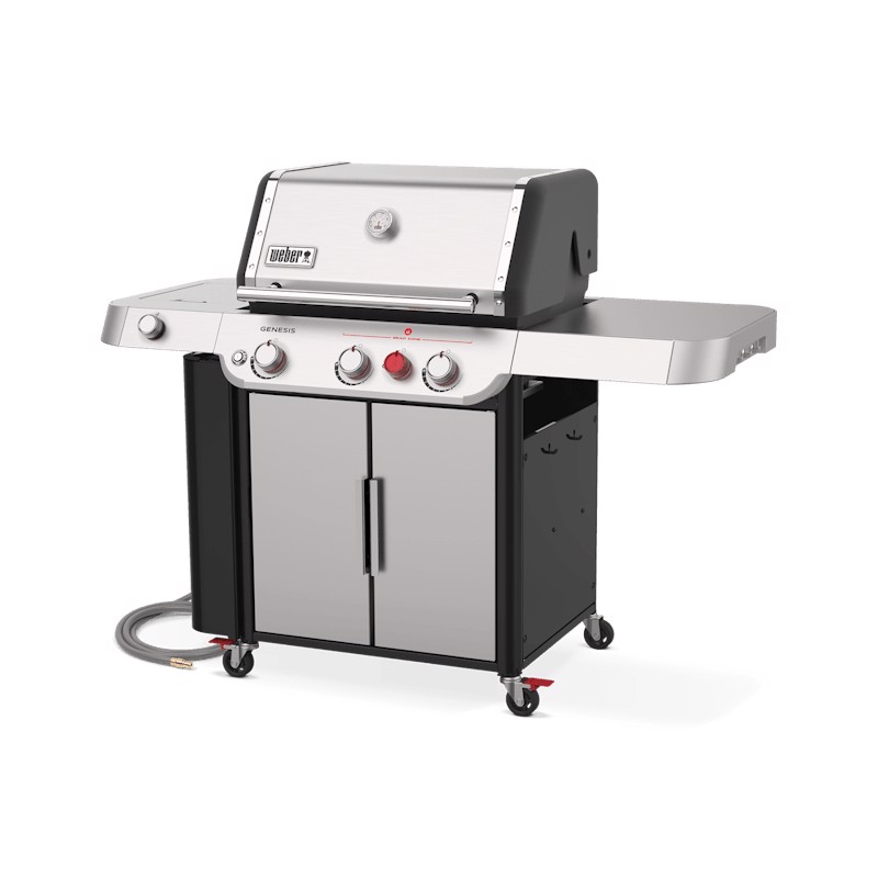Weber GENESIS S-335 Grill Carrello Gas naturale Nero, Argento