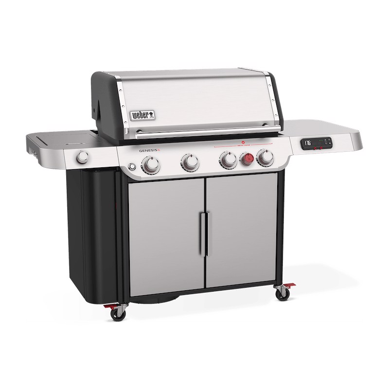 Weber Genesis SX-435 Barbecue Carrello Gas Nero, Stainless steel