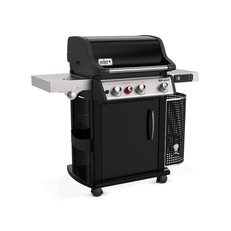 Weber Spirit EPX-335 GBS Barbecue Carrello Gas Nero, Stainless steel