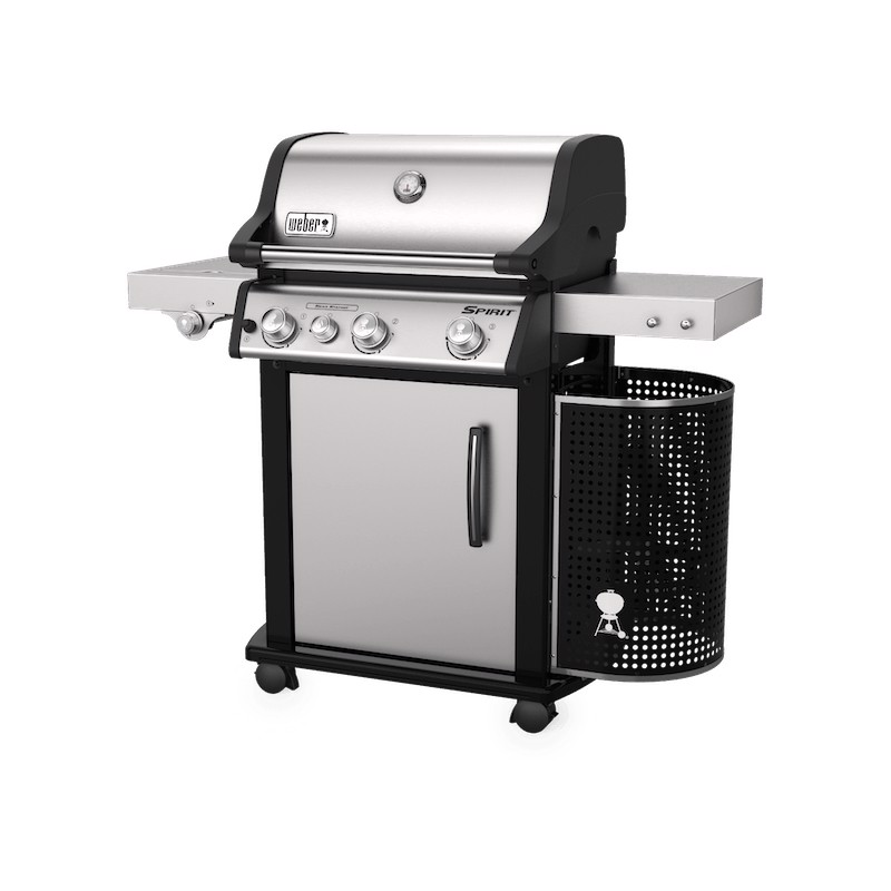 Weber Spirit Premium SP-335 GBS Barbecue Carrello GPL Nero, Stainless steel 9380 W
