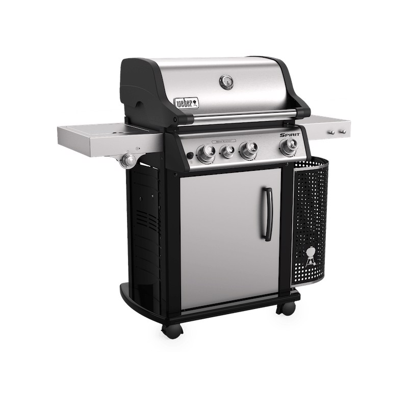 Weber Spirit Premium SP-335 GBS Barbecue Carrello GPL Nero, Stainless steel 9380 W