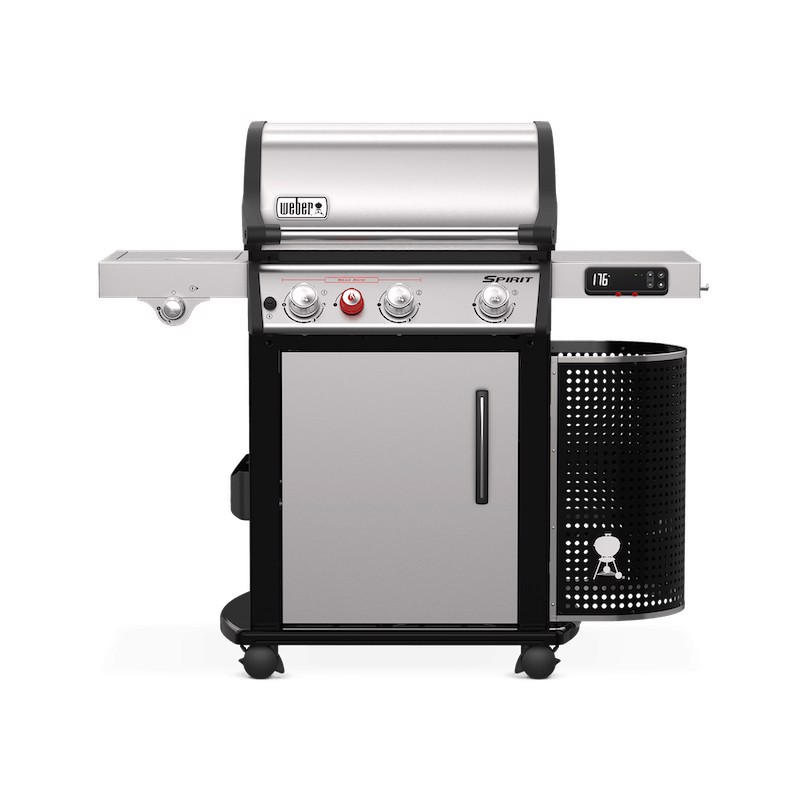 Weber Spirit SPX-335 GBS Barbecue Carrello Gas Nero, Stainless steel