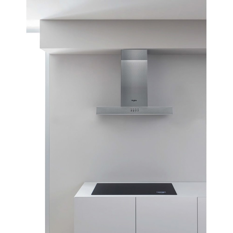 Whirlpool AKR 558/3 IX Cappa aspirante a parete Acciaio inossidabile 428 m³/h D