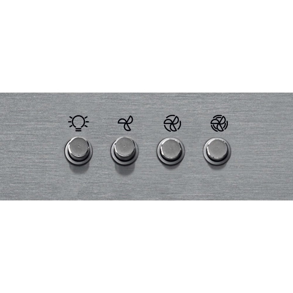 Whirlpool AKR 558/3 IX Cappa aspirante a parete Acciaio inossidabile 428 m³/h D