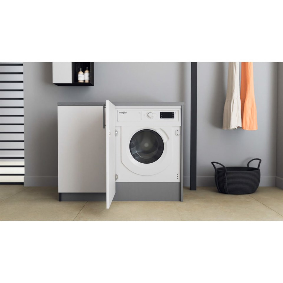 Whirlpool BI WMWG 71483E EU N lavatrice Caricamento frontale 7 kg 1400 Giri/min D Bianco