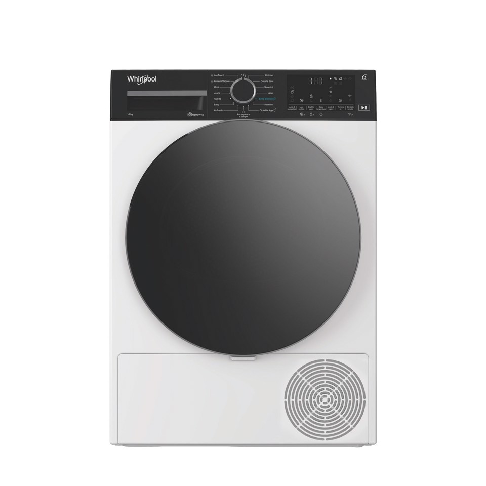 Whirlpool C WD 105M WBS IT, Capacità 10kg, classe B, colore White, Display digitale XL, Wi-Fi, IronTouch