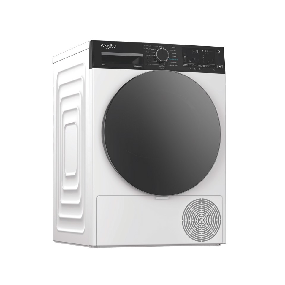 Whirlpool C WD 105M WBS IT, Capacità 10kg, classe B, colore White, Display digitale XL, Wi-Fi, IronTouch