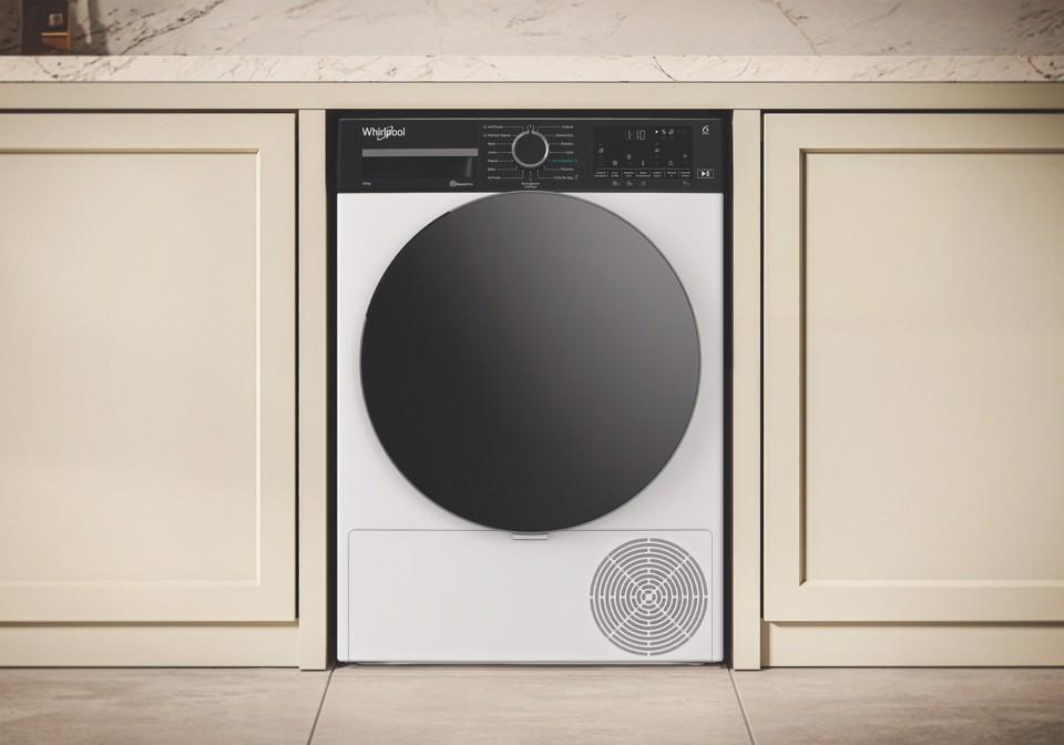 Whirlpool C WD 105M WBS IT, Capacità 10kg, classe B, colore White, Display digitale XL, Wi-Fi, IronTouch