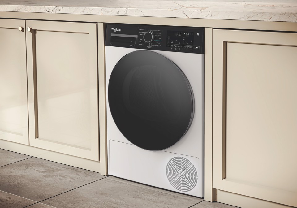 Whirlpool C WD 105M WBS IT, Capacità 10kg, classe B, colore White, Display digitale XL, Wi-Fi, IronTouch