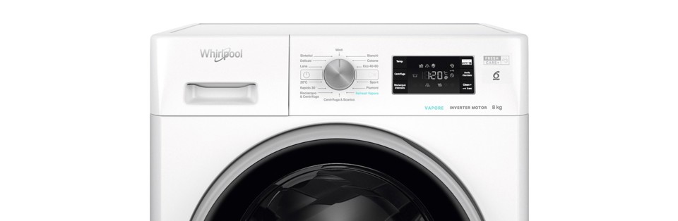 Whirlpool FFB 848 BSV IT lavatrice Caricamento frontale 8 kg 1400 Giri/min Bianco