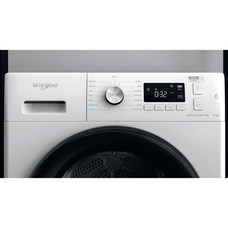 Whirlpool FreshCare Asciugatrice a libera installazione - FFTN M11 8X3B IT