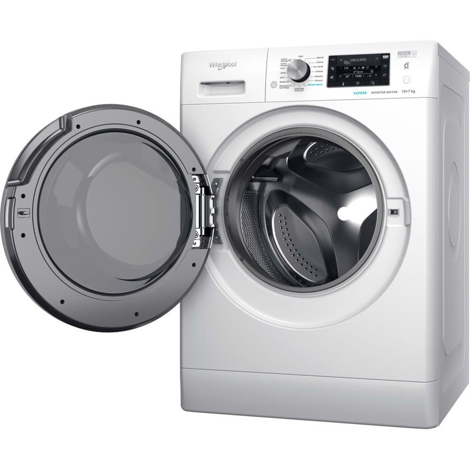 Whirlpool FreshCare Lavasciuga a libera installazione - FFWDD 107448 WBS IT