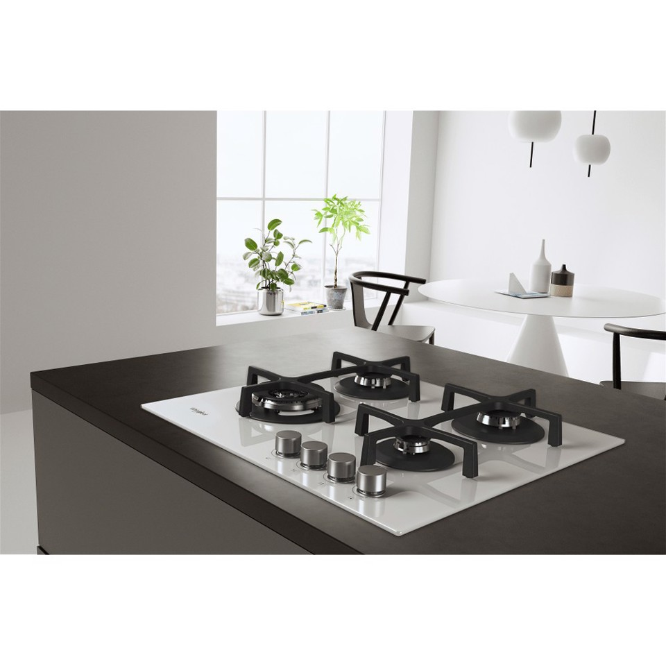 Whirlpool GOA 6423/WH Bianco Da incasso 60 cm Gas 4 Fornello(i)