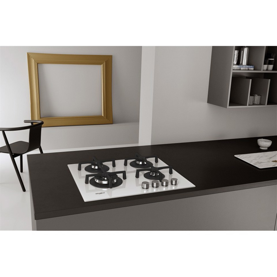 Whirlpool GOA 6423/WH Bianco Da incasso 60 cm Gas 4 Fornello(i)
