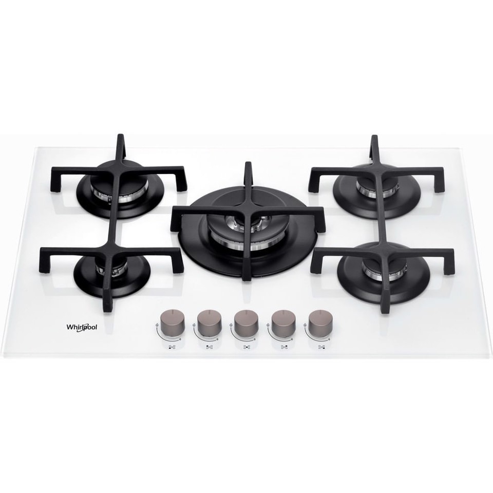 Whirlpool GOA 7523/WH Bianco Da incasso 75 cm Gas 5 Fornello(i)