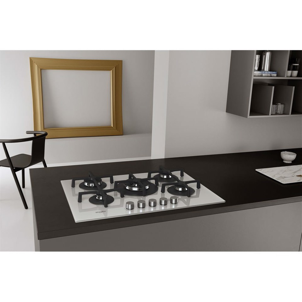 Whirlpool GOA 7523/WH Bianco Da incasso 75 cm Gas 5 Fornello(i)