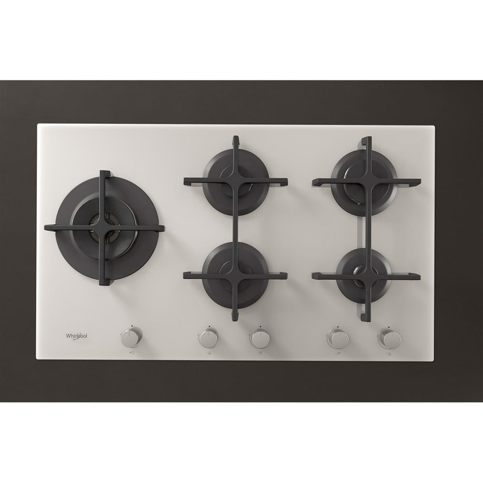 Whirlpool GOA 9523/WH Bianco Da incasso 90 cm Gas 5 Fornello(i)