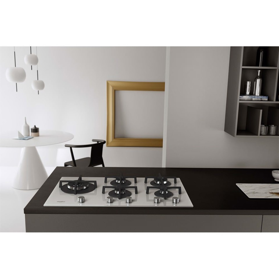 Whirlpool GOA 9523/WH Bianco Da incasso 90 cm Gas 5 Fornello(i)