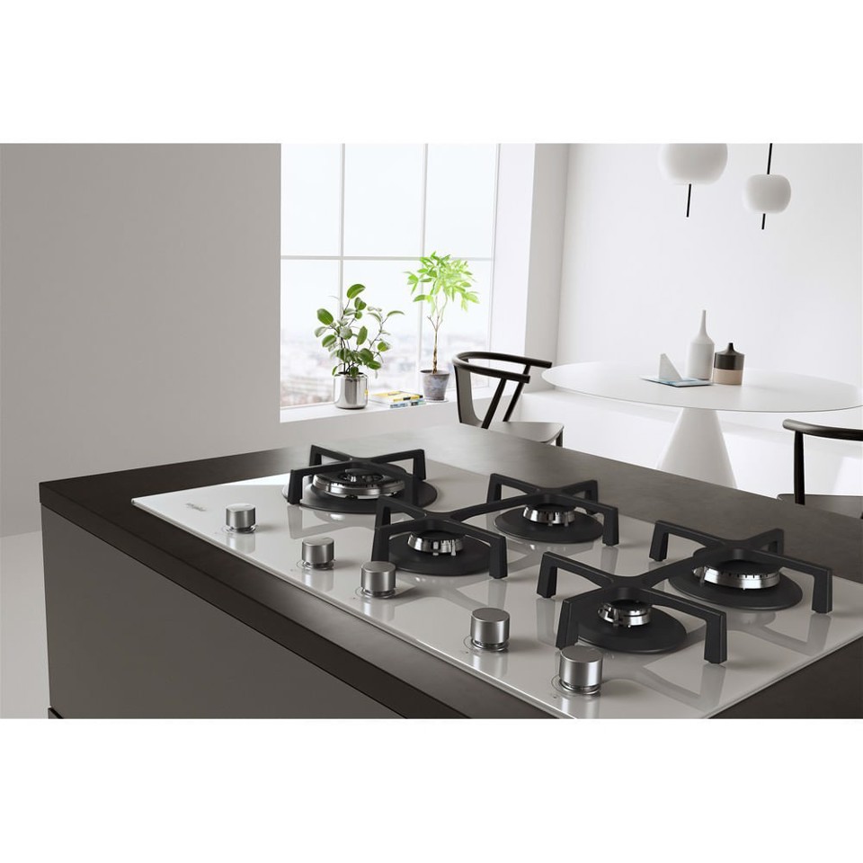 Whirlpool GOA 9523/WH Bianco Da incasso 90 cm Gas 5 Fornello(i)