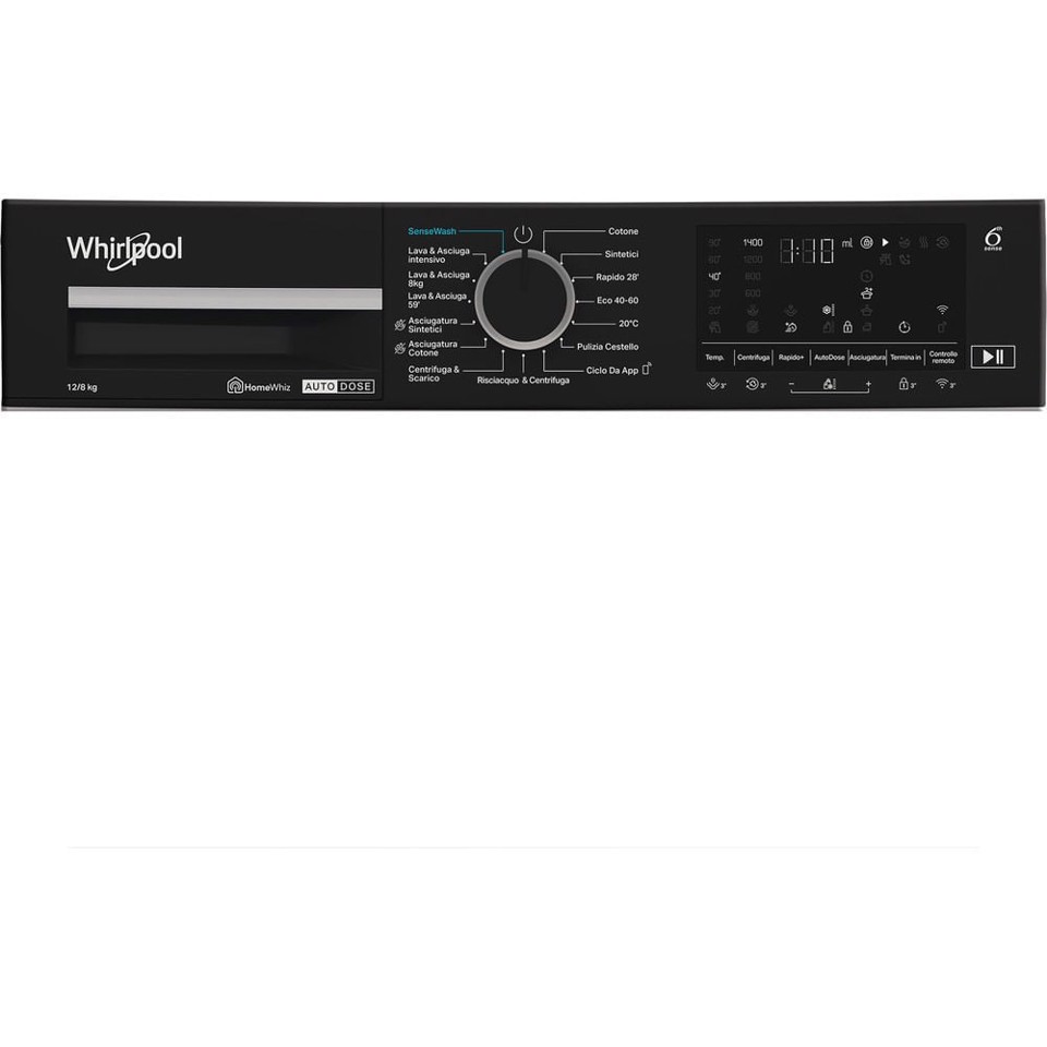 Whirlpool Lavasciuga a libera installazione - WPD 2836W ADS IT