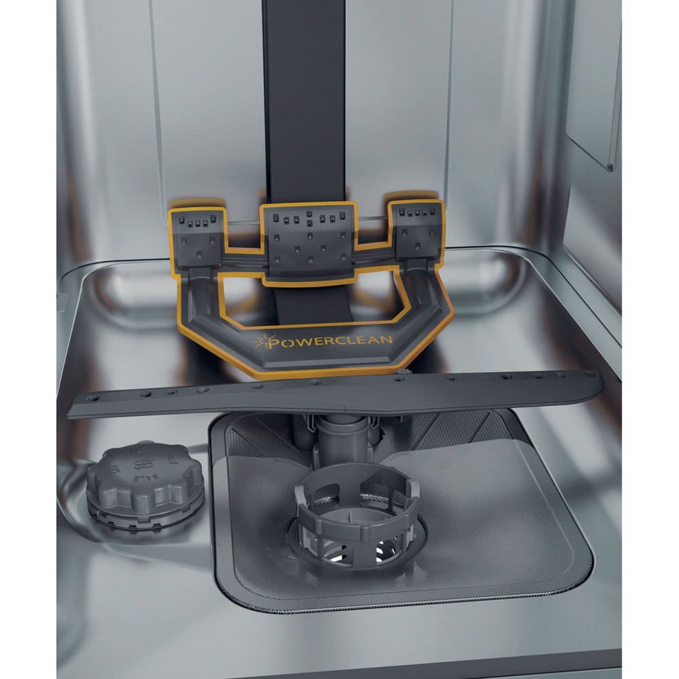 Whirlpool Lavastoviglie 45 cm, classe C, 11 coperti, terzo cesto fisso