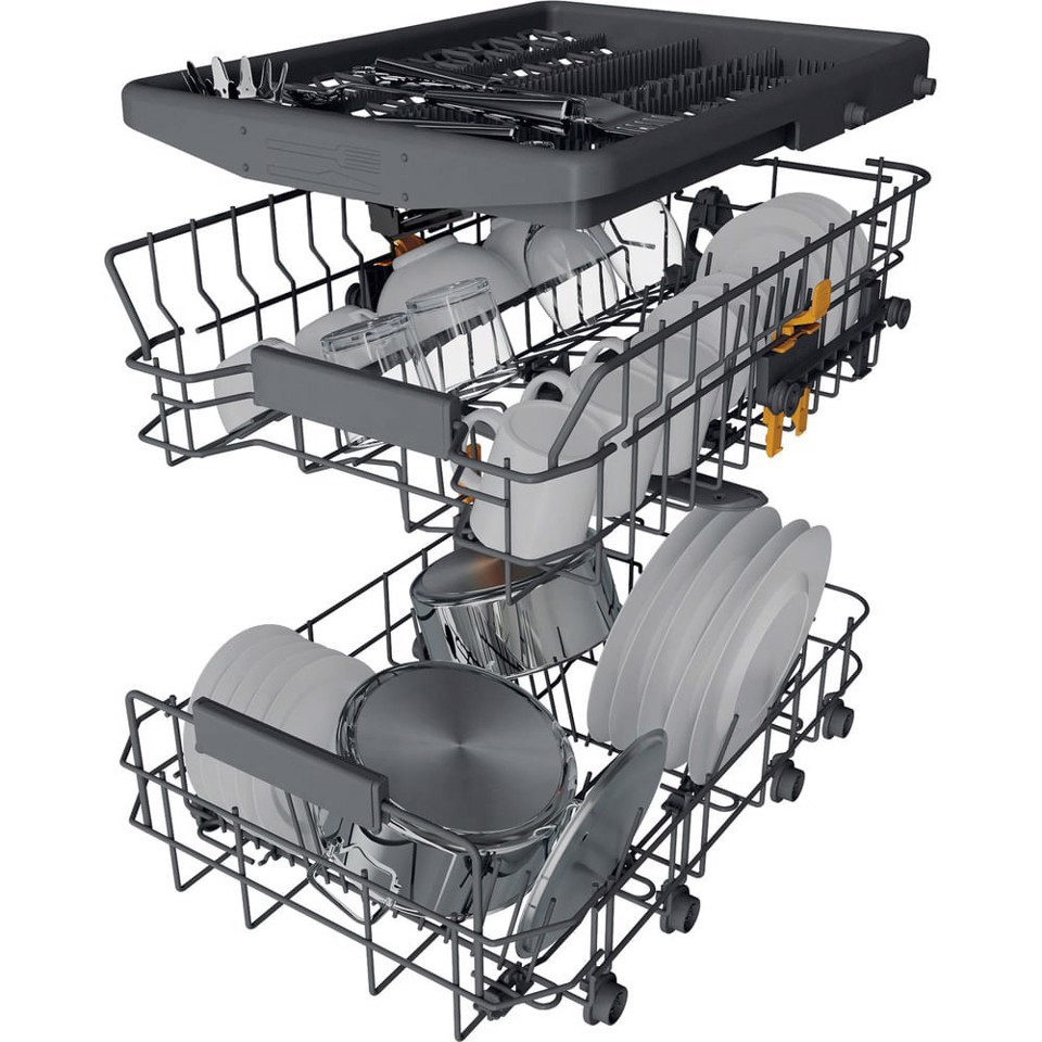 Whirlpool Lavastoviglie 45 cm, classe C, 11 coperti, terzo cesto fisso