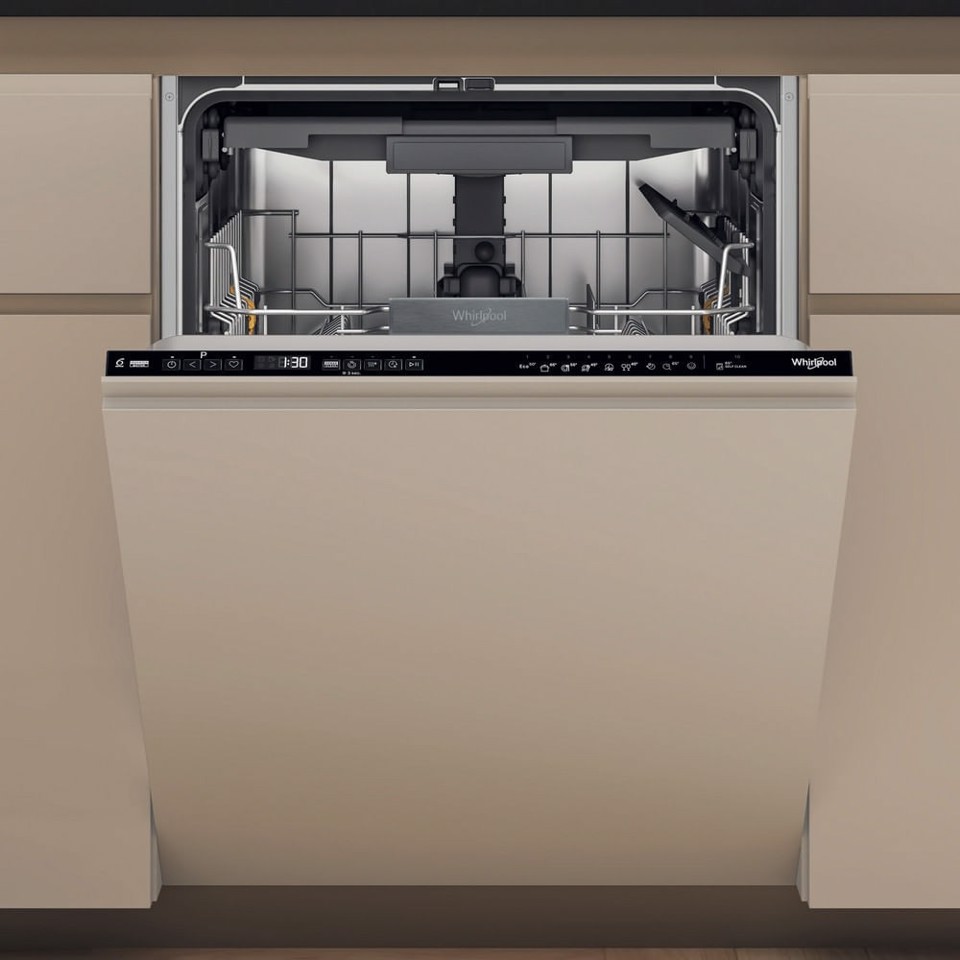 Whirlpool Lavastoviglie Maxispace BI 60 cm, classe A, 15 coperti, terzo cesto flessibile