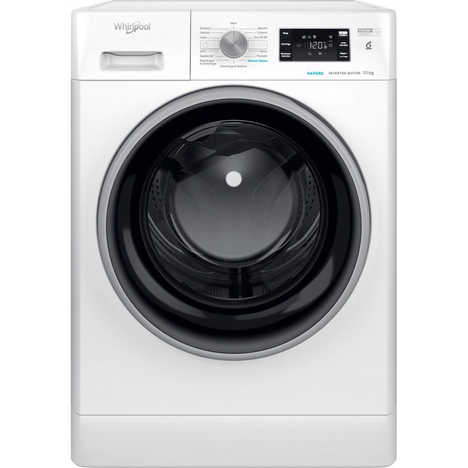Whirlpool Lavatrice a libera installazione - FFB 1048 BSV IT Made in Italy