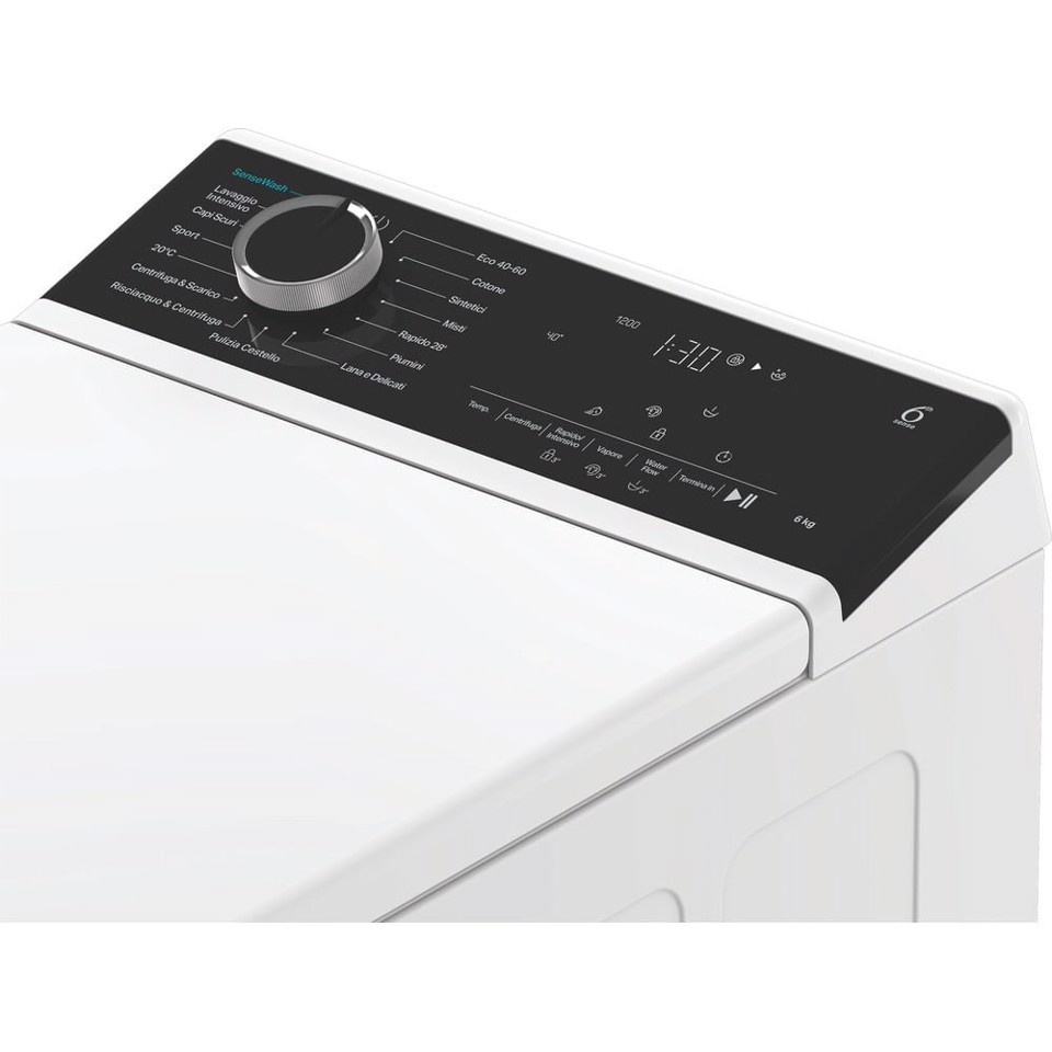 Whirlpool Lavatrice a libera installazione - WTLSENSE 66 IT