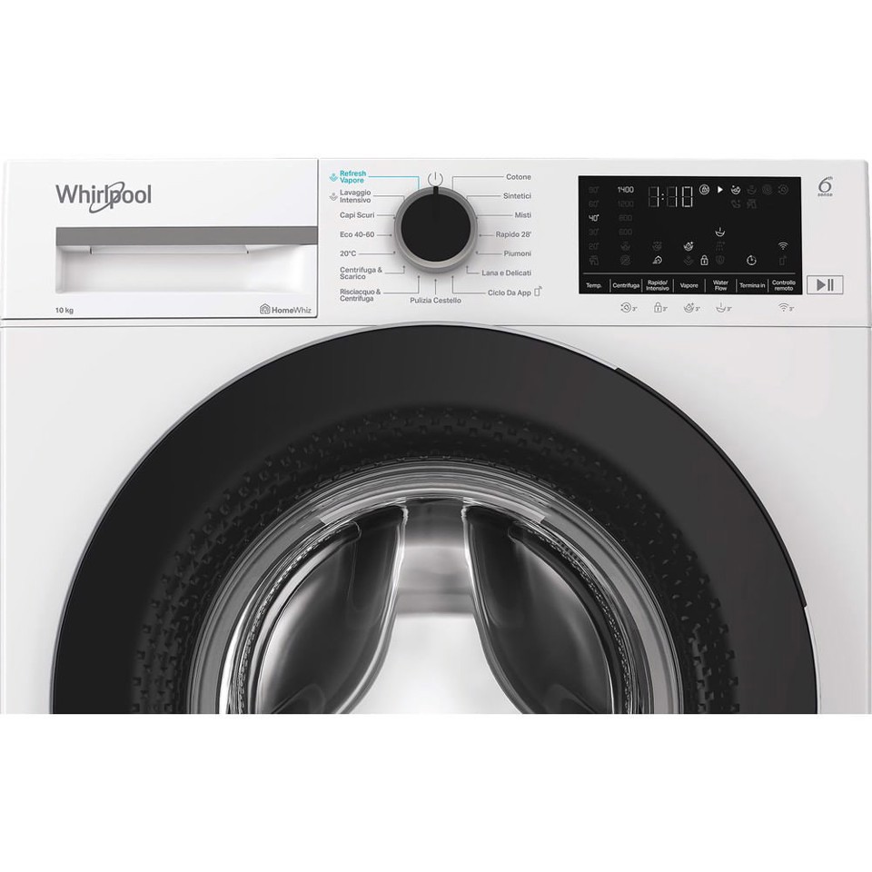 Whirlpool Lavatrice smart connessa con WiFi 10 kg - WAM 09WB IT