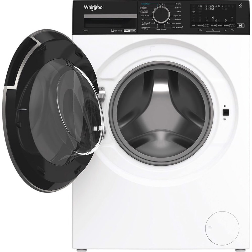 Whirlpool Lavatrice smart connessa con WiFi 10 kg - WPM 011W ADS IT