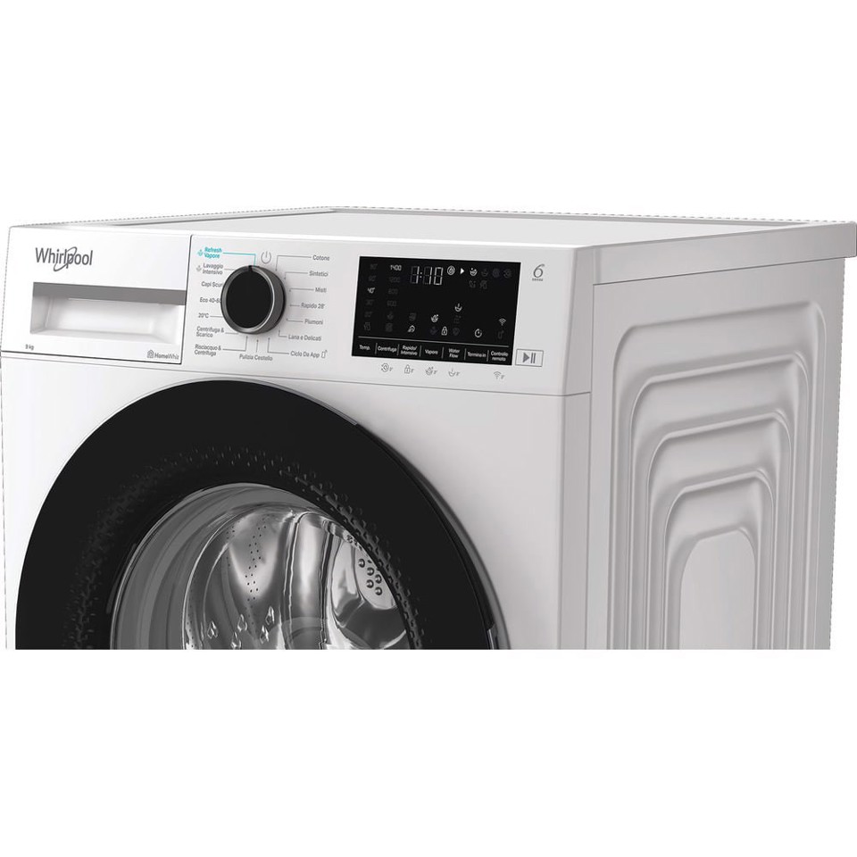 Whirlpool Lavatrice smart connessa con WiFi 9 kg - WAM 99WB IT