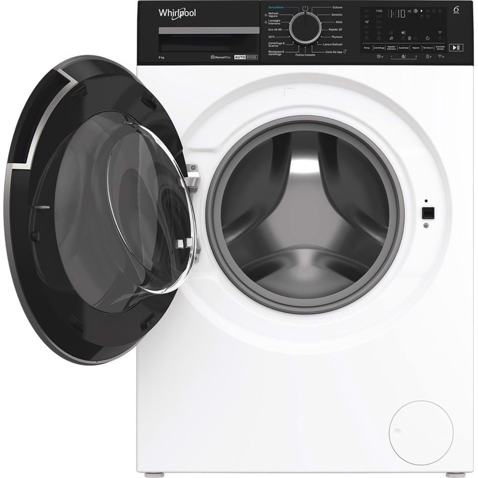 Whirlpool Lavatrice smart connessa con WiFi 9 kg - WPM 99W ADS IT