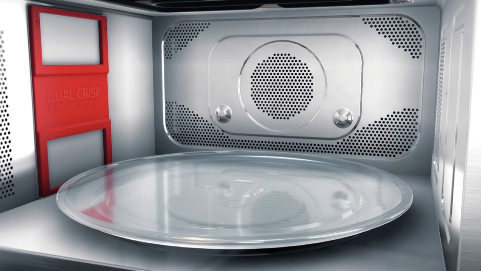 Whirlpool MWSC 9133 SX Superficie piana Microonde combinato 33 L 1000 W Nero, Acciaio inossidabile