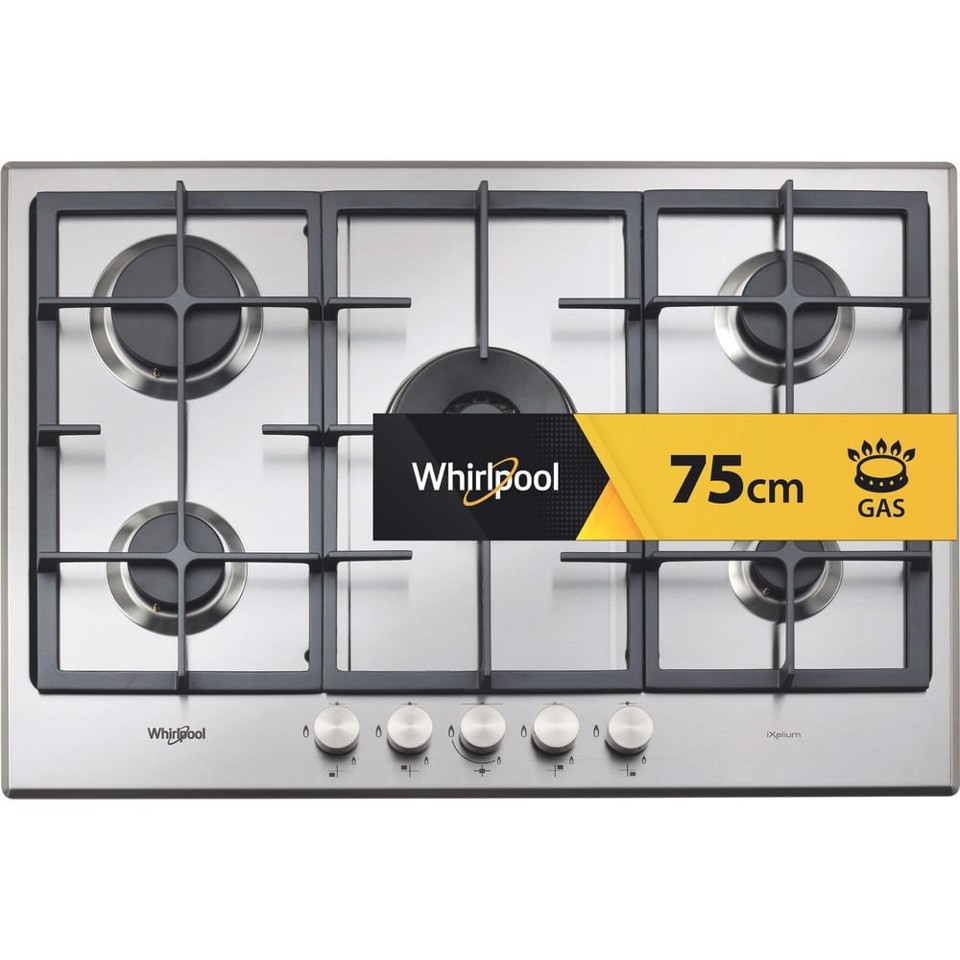 Whirlpool Piano cottura a gas - GMR 7522/IXL Made in Italy
