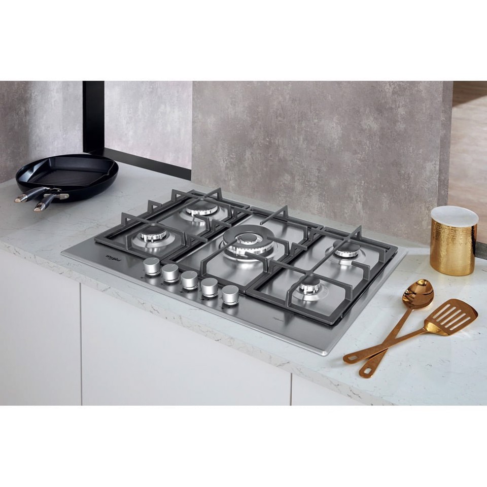 Whirlpool Piano cottura a gas - GMR 7522/IXL Made in Italy