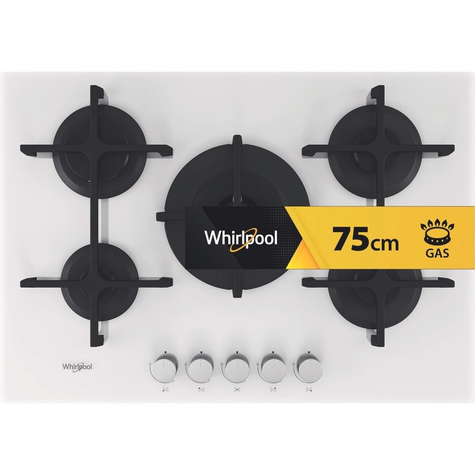 Whirlpool Piano cottura a gas - GOA 7523/WH Made in Italy