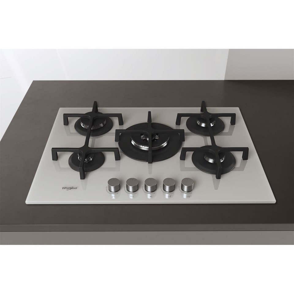 Whirlpool Piano cottura a gas - GOA 7523/WH Made in Italy