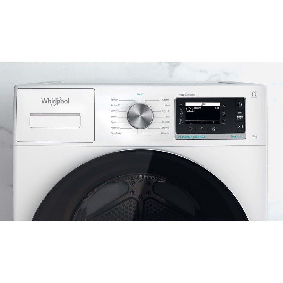 Whirlpool Supreme Silence Asciugatrice a libera installazione - W7X D95WR IT